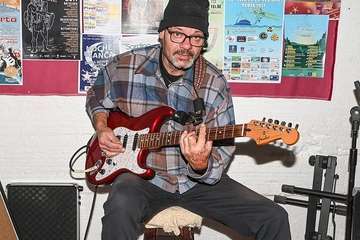 La banda Charcojondo, pregoneros de las fiestas de Lomo Magullo de este año/Antonio Alí.